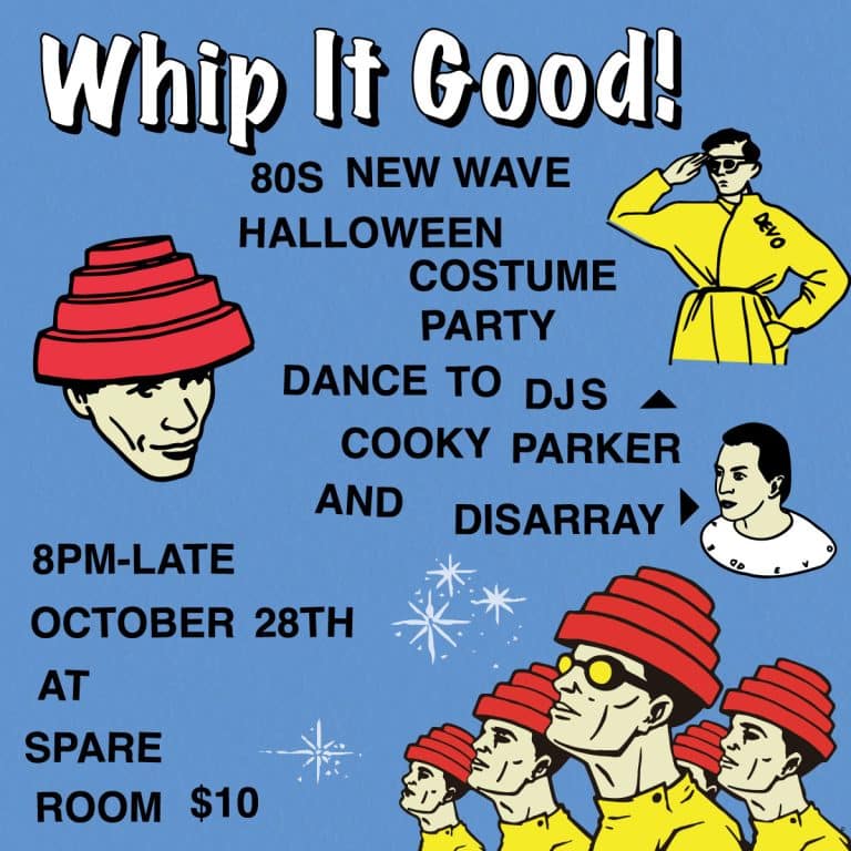 Whip It Good flyer